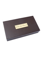 Golden Peacock Brown & Blue 24 CT Gold Foil Wooden Sri Sai Baba Pooja Box | Grocsy
