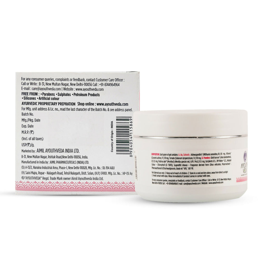 Ayouthveda Aloe & Ashwagandha Moiturizing After Sun Gel | Grocsy