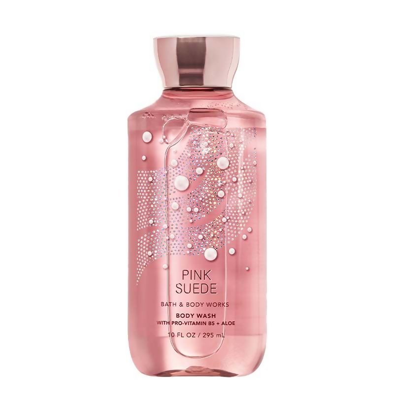 Bath & Body Works Pink Suede Body Wash | Grocsy