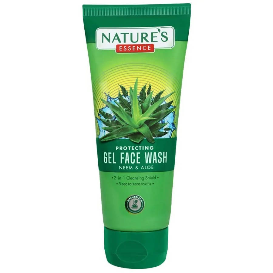 Nature's Essence Protecting Gel Face Wash (Neem & Aloe) | Grocsy