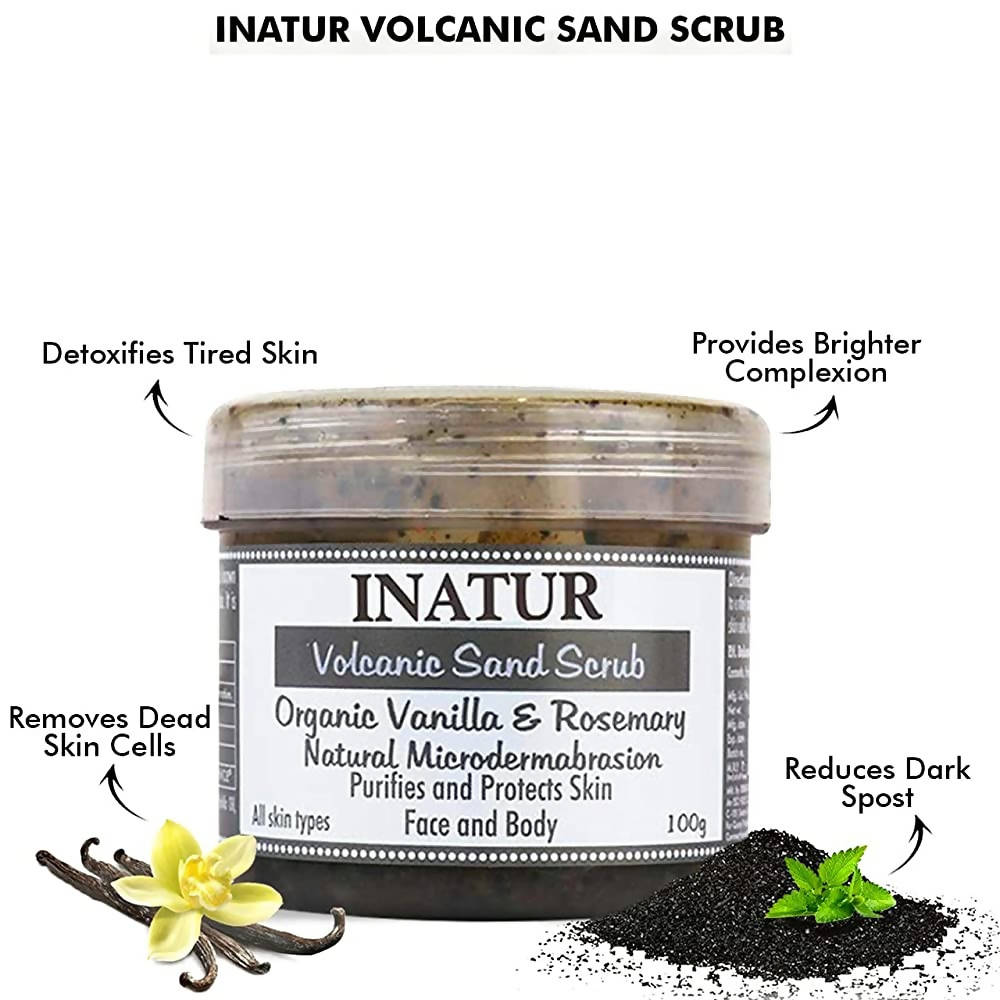 Inatur Volcanic Sand Scrub | Grocsy