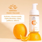 Earthraga Vitamin C Foaming Face Wash | Grocsy