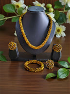Inhanns Rangshine 4-In-1 Crystal Glam Set - Handmade - Golden | Grocsy