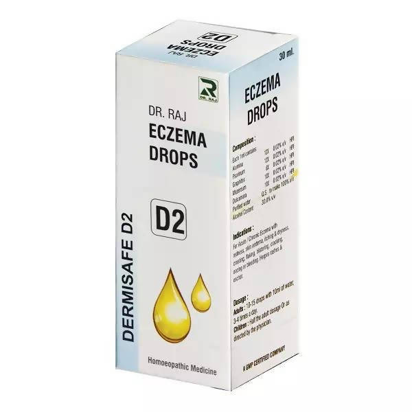 Dr. Raj Homeopathy Dermisafe D2 Drops | Grocsy
