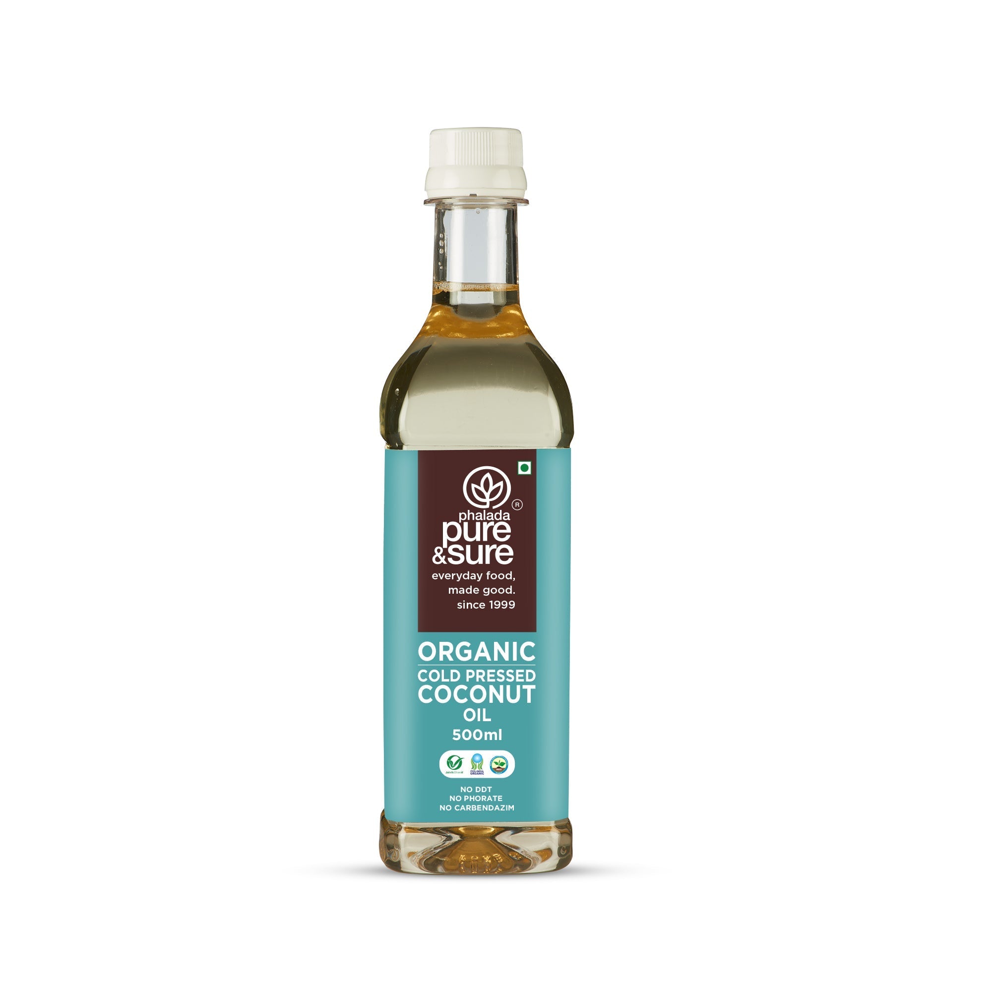 Pure & Sure Organic Cold Pressed Coconut Oil | Grocsy
