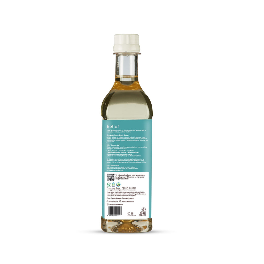 Pure & Sure Organic Cold Pressed Coconut Oil | Grocsy