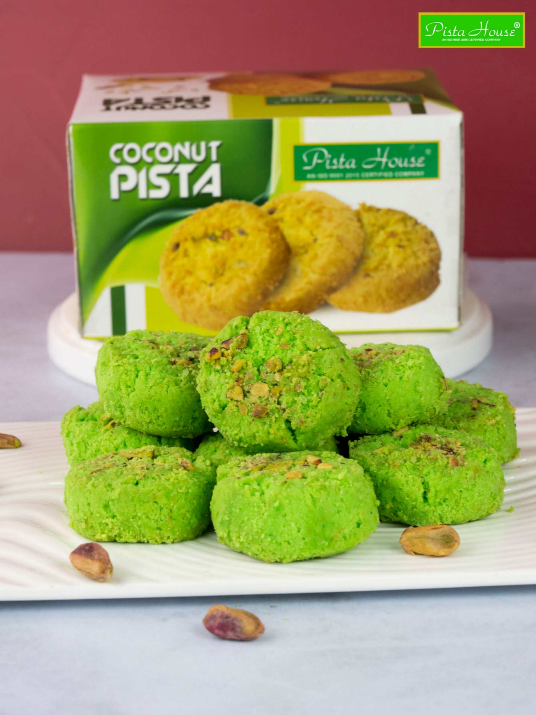 Pista House Coconut Pista Biscuits | Grocsy