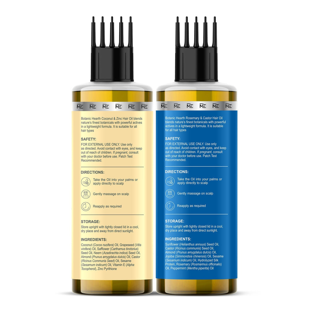 Botanic Hearth Coconut Zinc & Rosemary Castor - Hair Oil | Grocsy
