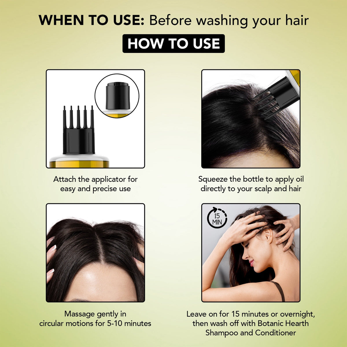 Botanic Hearth Coconut Zinc & Rosemary Castor - Hair Oil | Grocsy