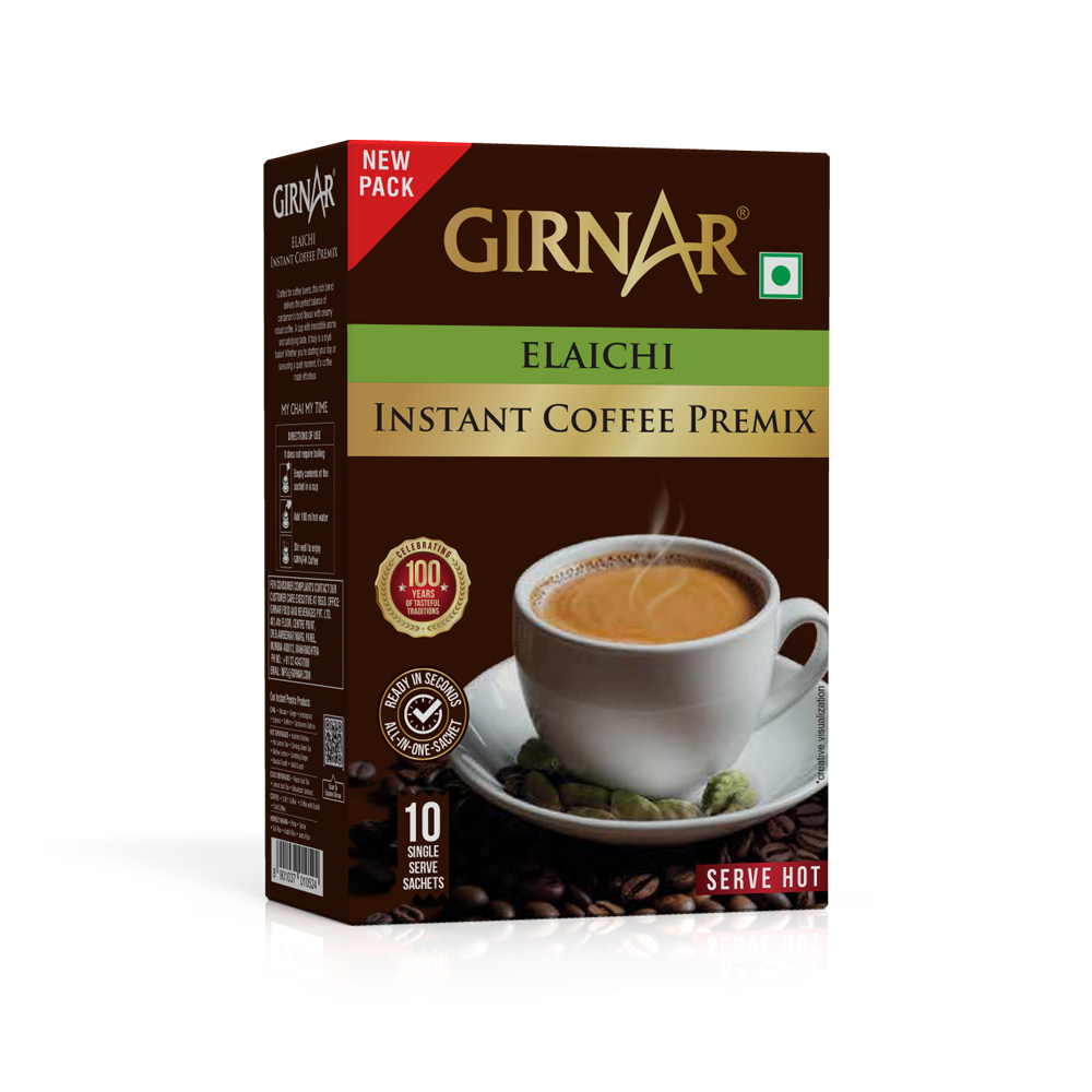 Girnar Instant Premix Coffee With Elaichi | Grocsy