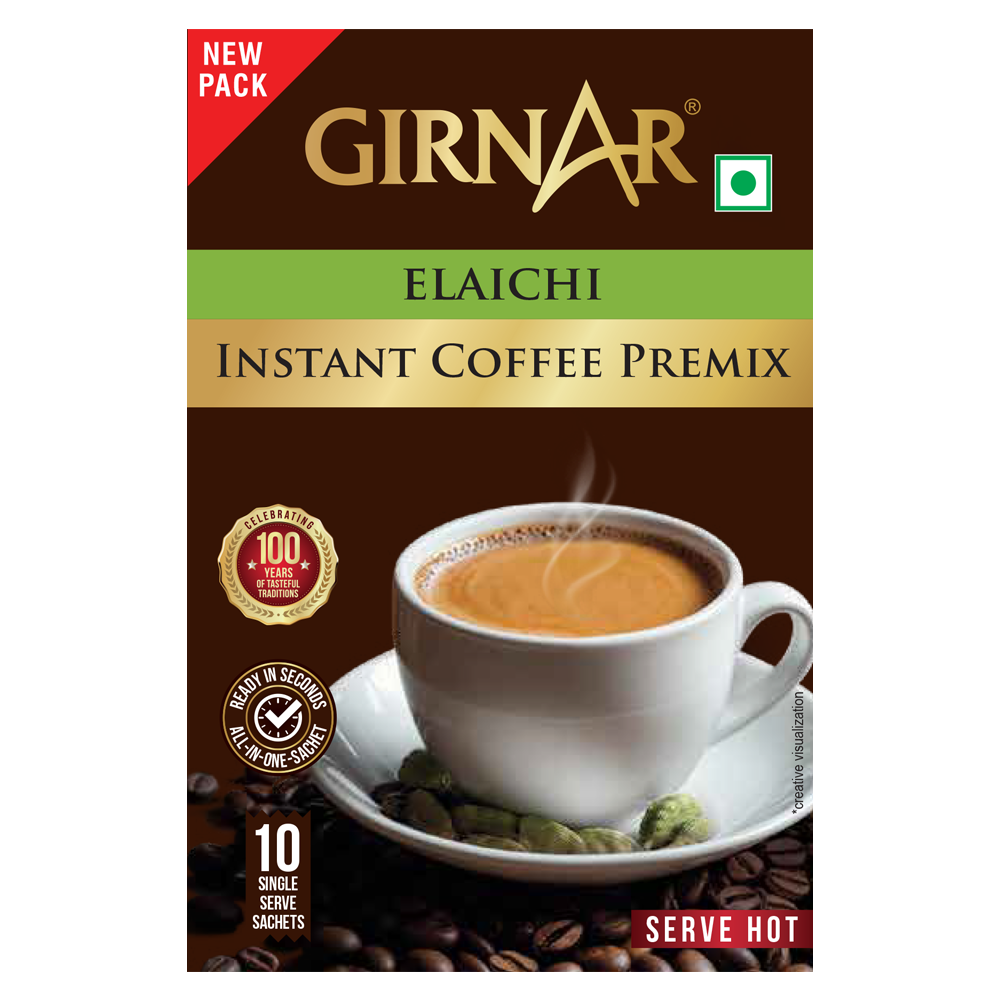 Girnar Instant Premix Coffee With Elaichi | Grocsy