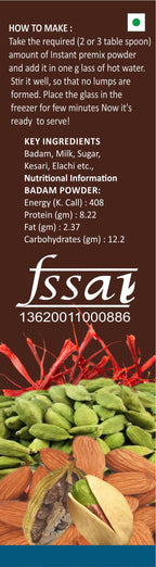 Spag Herbals Cold Instant Chocolate Badam Health Drink | Grocsy