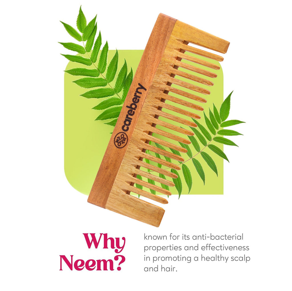 Careberry Neem Nirvana Shampoo Comb | Grocsy