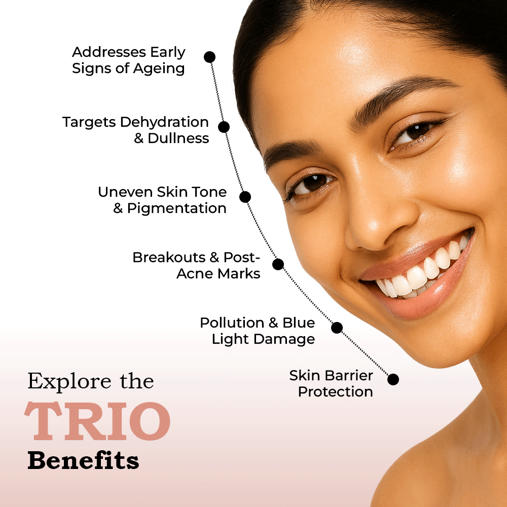 TYC Ultimate Trio for Skincare Transformation For Ages  25+ | Grocsy