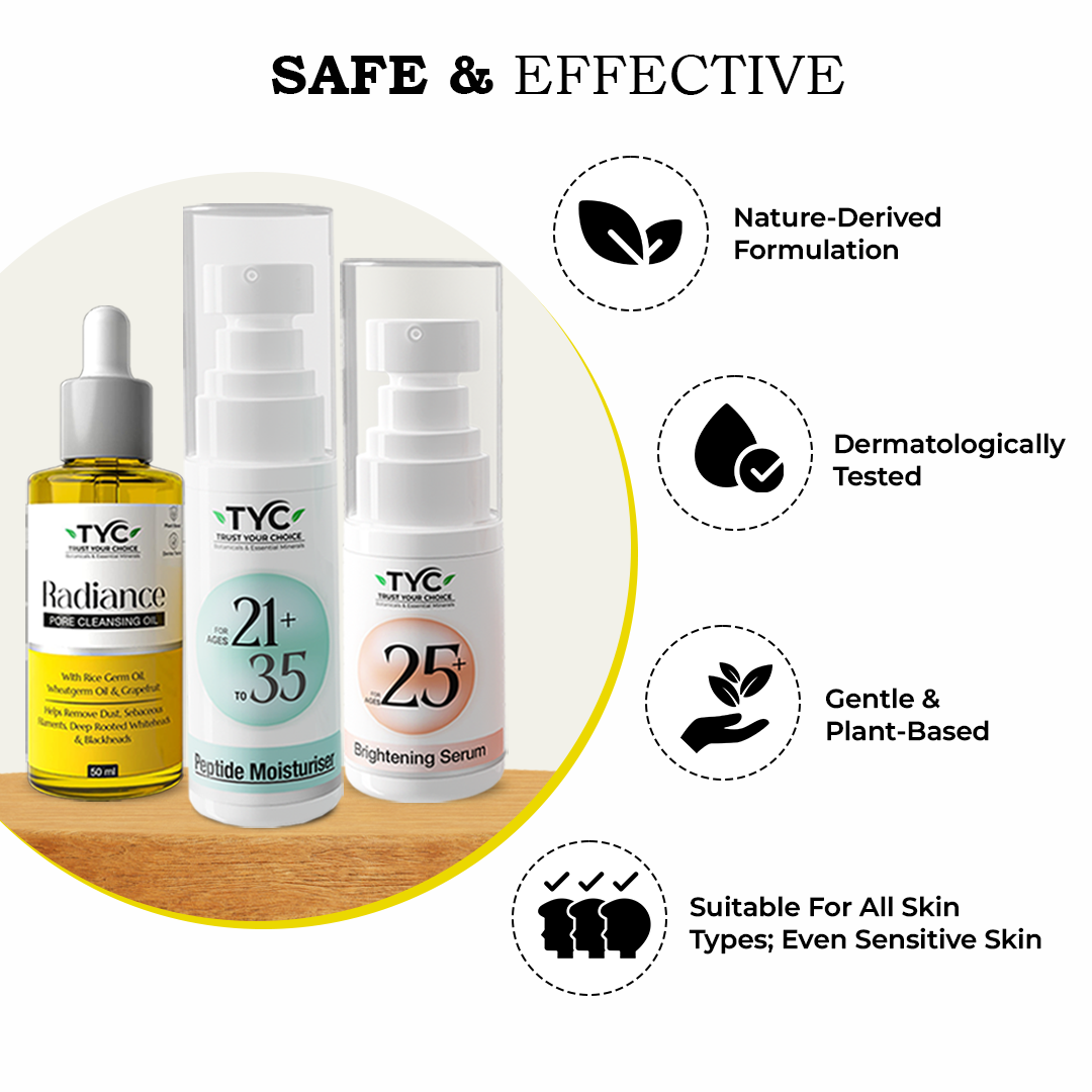 TYC Ultimate Trio for Skincare Transformation For Ages  25+ | Grocsy