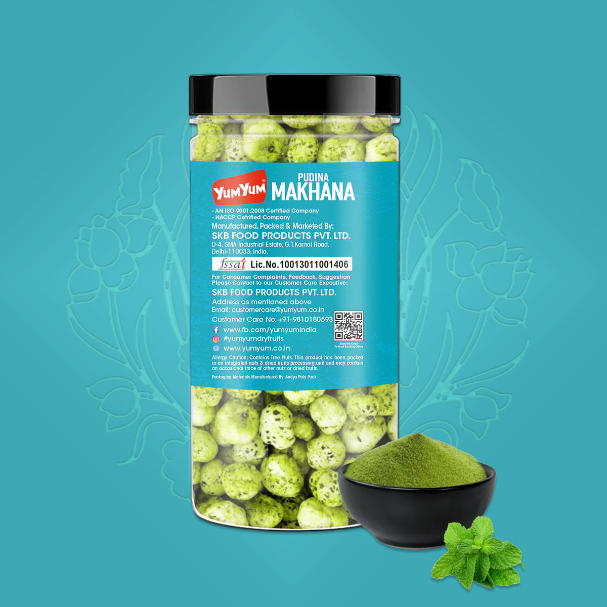 Yum Yum Pudina Makhana Jar | Grocsy