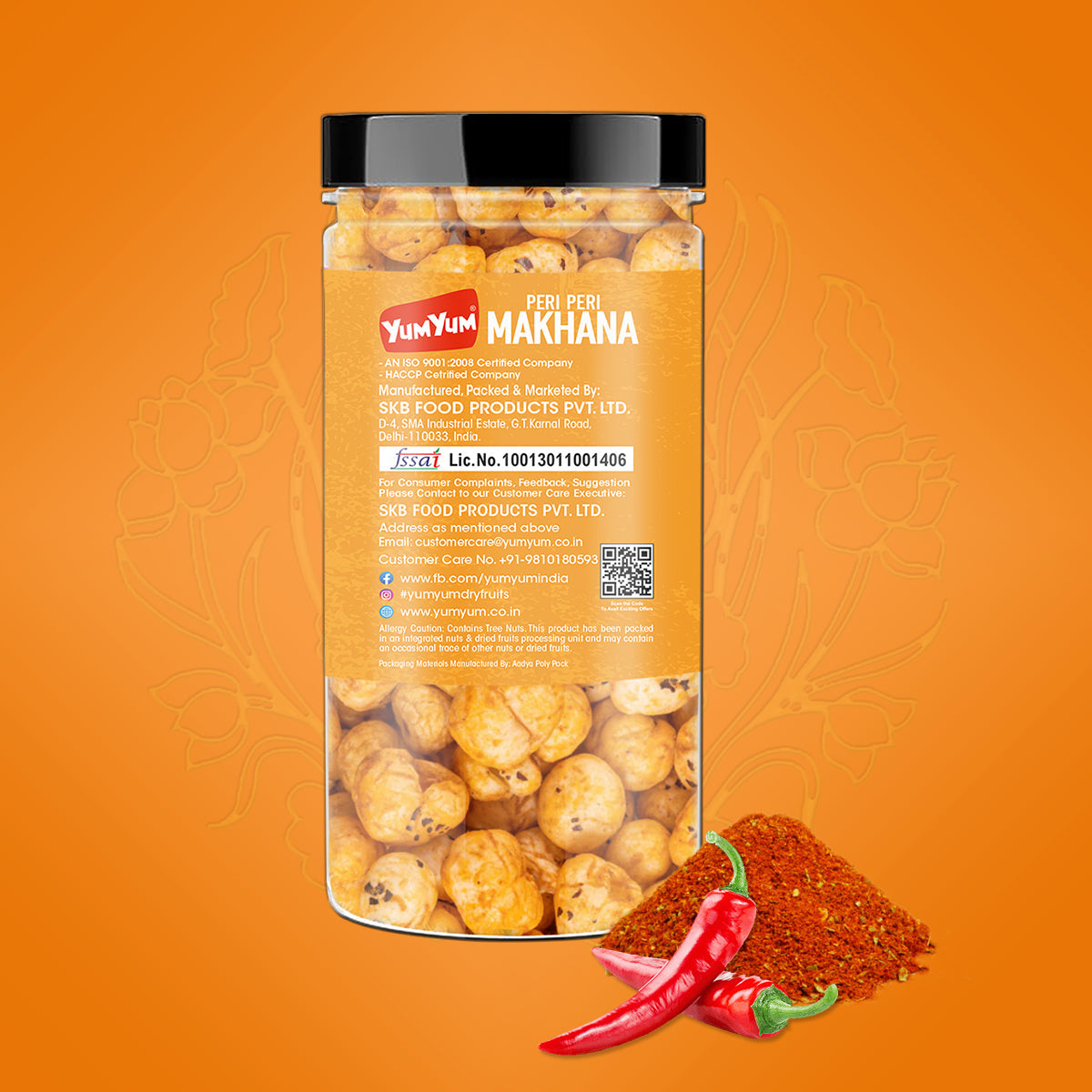 Yum Yum Peri Peri Makhana Jar | Grocsy