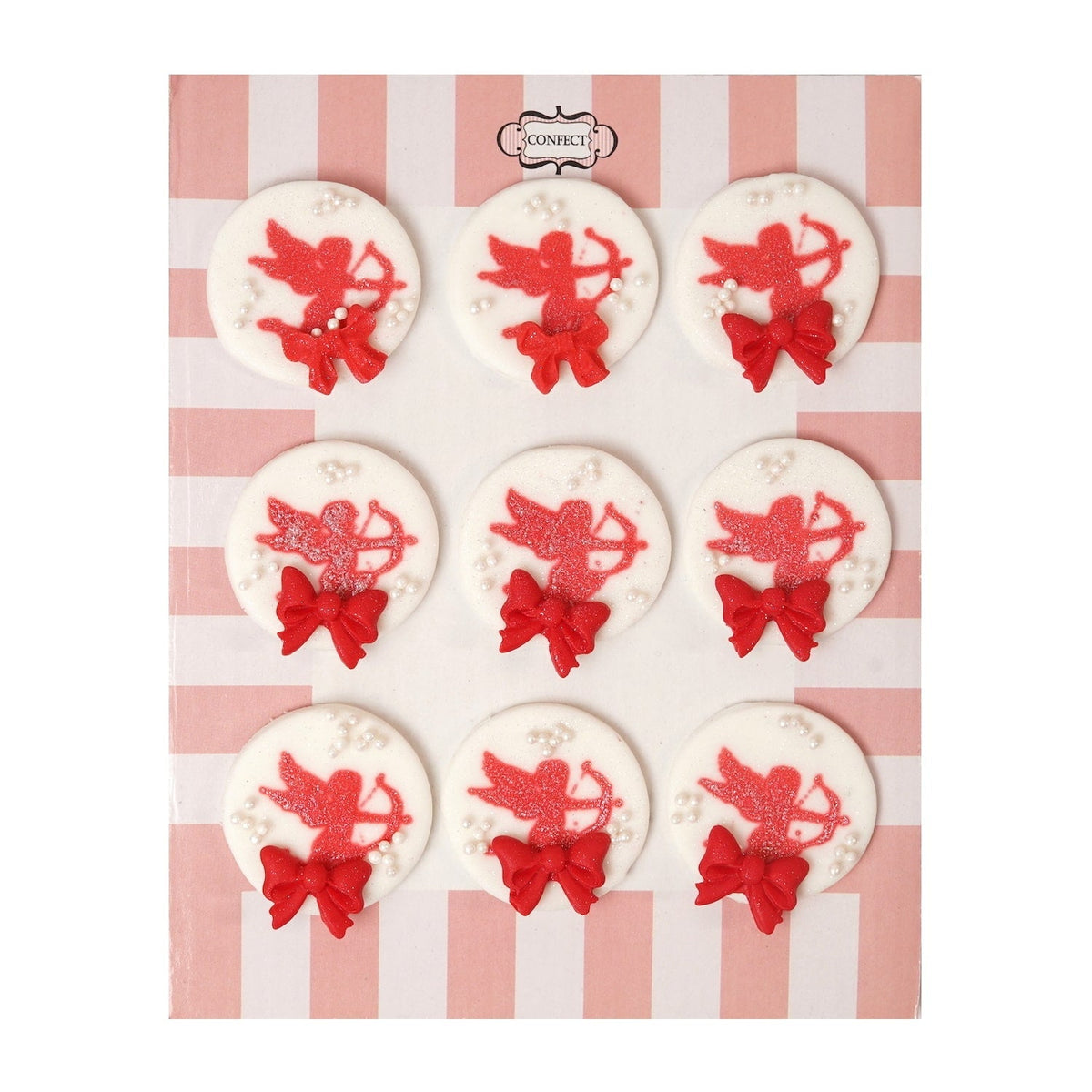 Confect Pack of 6 Valentine Cake & Cupcake Topper 08 | Grocsy