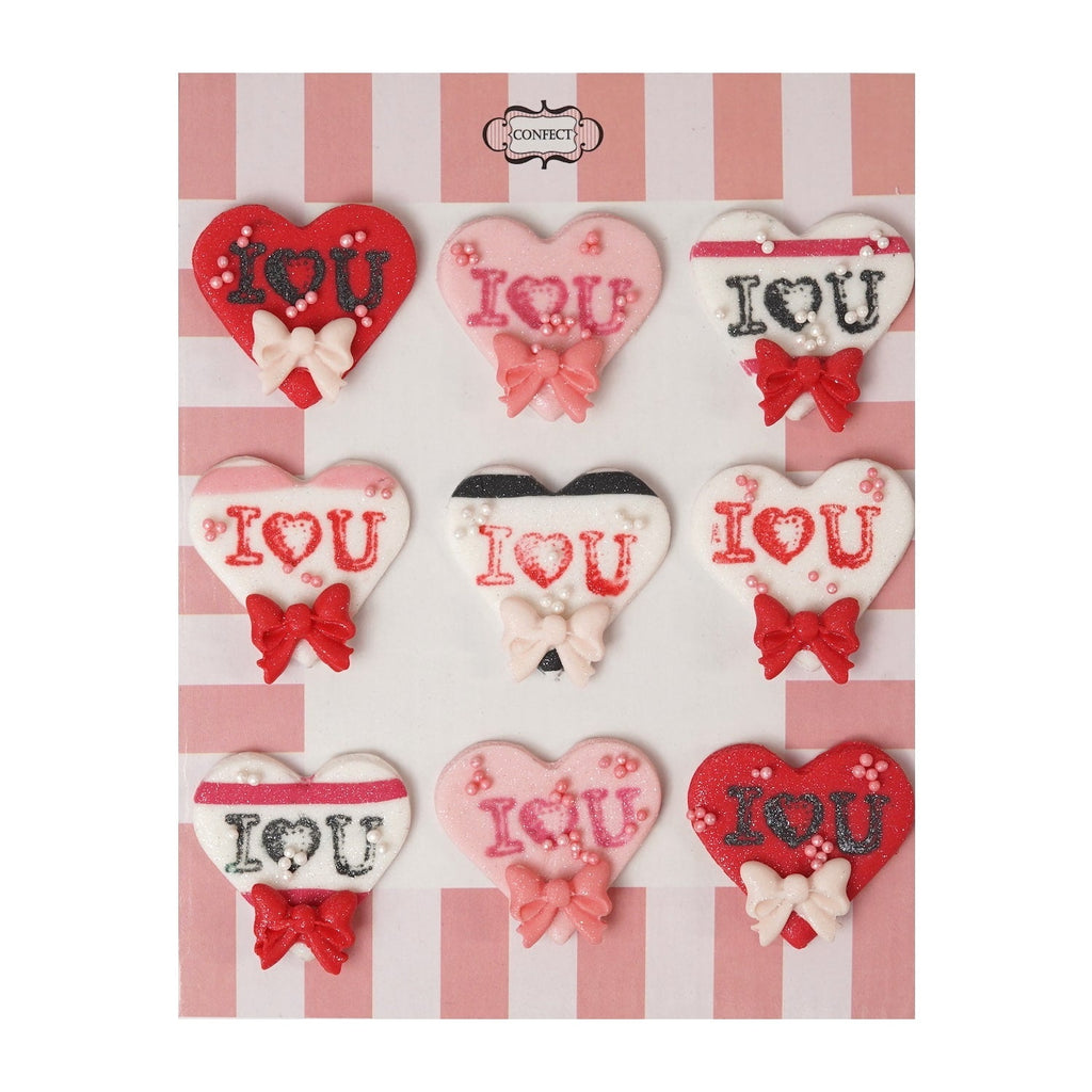 Confect Pack of 6 Valentine Cake & Cupcake Topper 06 | Grocsy