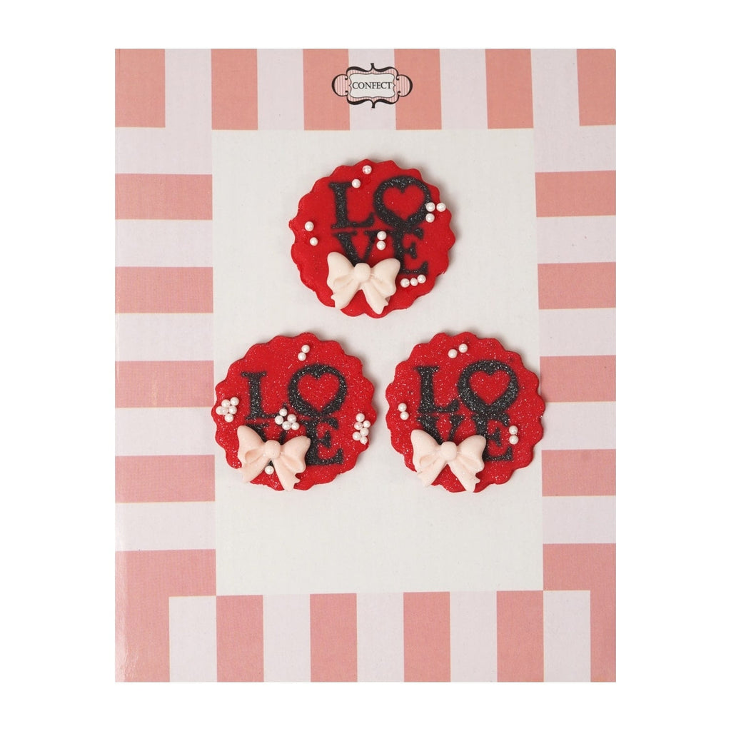 Confect Pack of 6 Valentine Cake & Cupcake Topper 01 | Grocsy