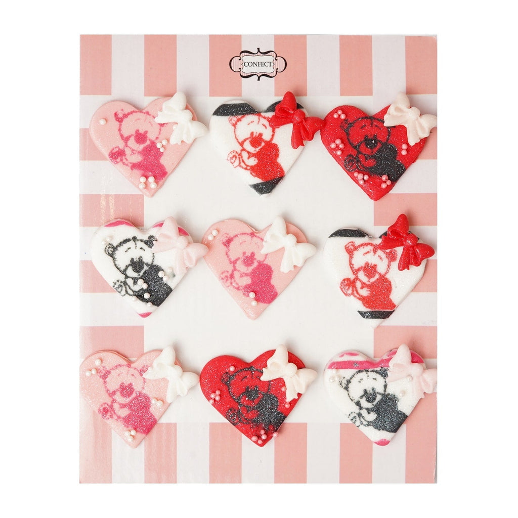 Confect Pack of 6 Valentine Cake & Cupcake Topper 04 | Grocsy