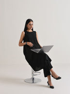 trueBrowns Black Panelled Co-ord Set | Grocsy