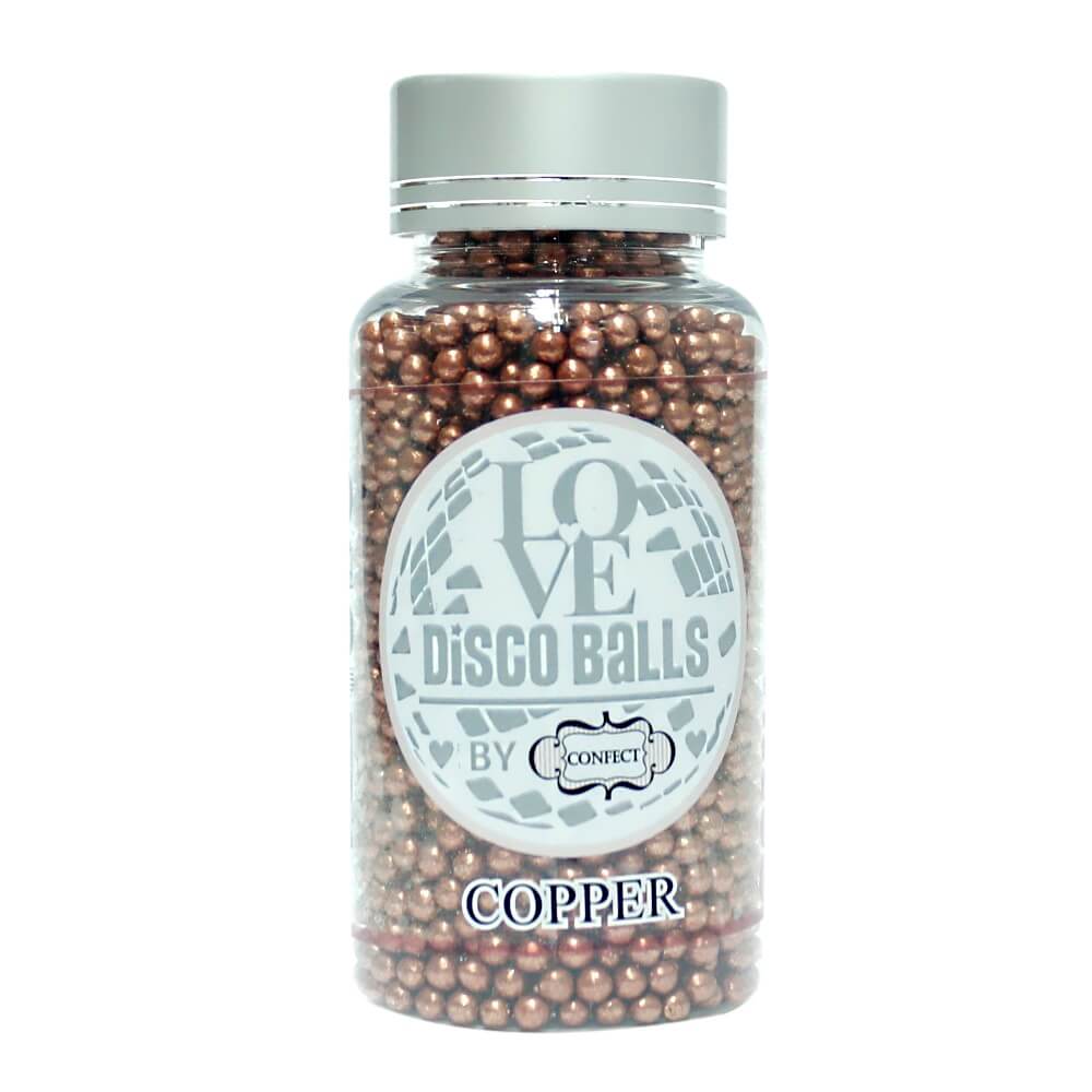 Confect Copper Disco Balls Sprinkles 4 MM | Grocsy