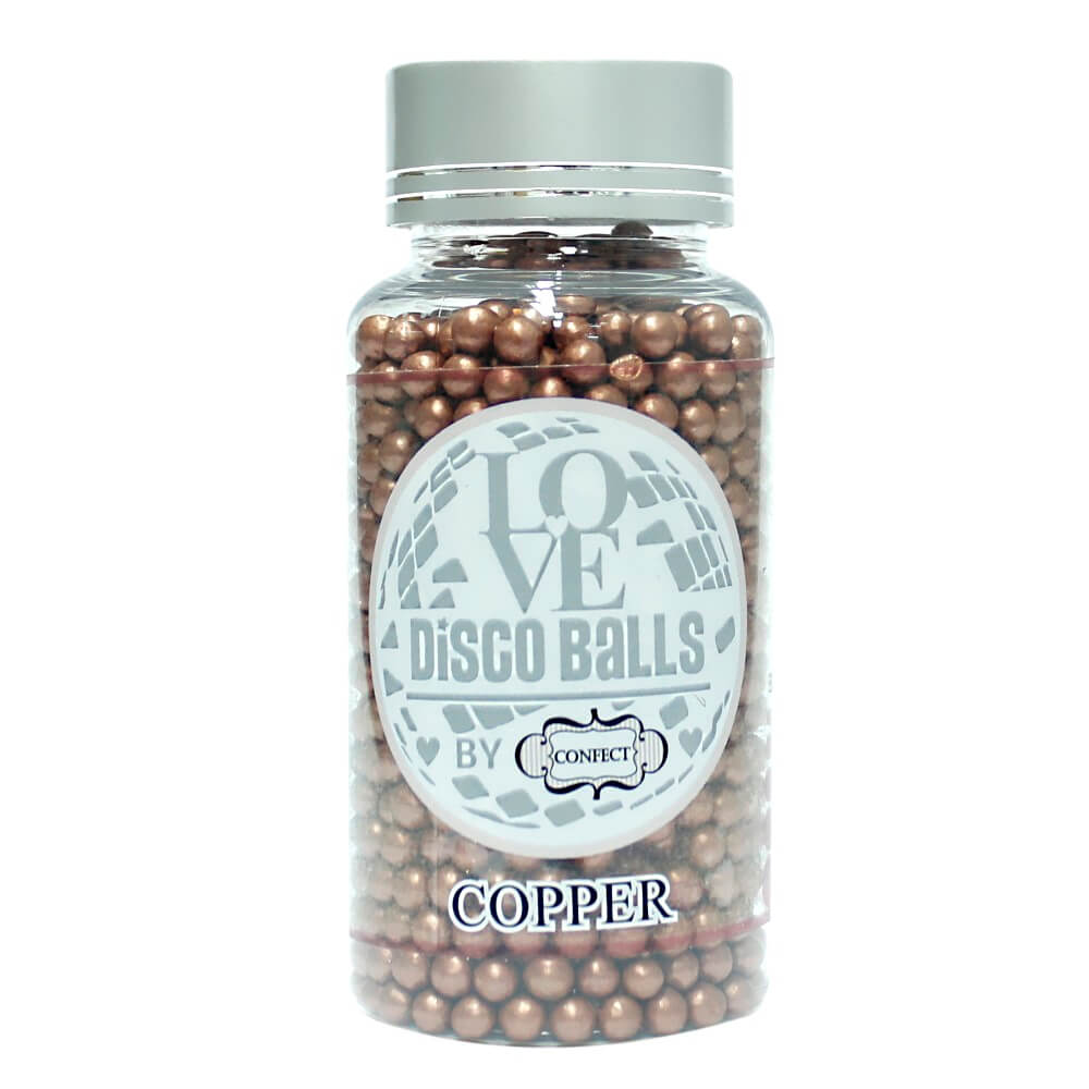 Confect Copper Disco Balls Sprinkles 5 MM | Grocsy