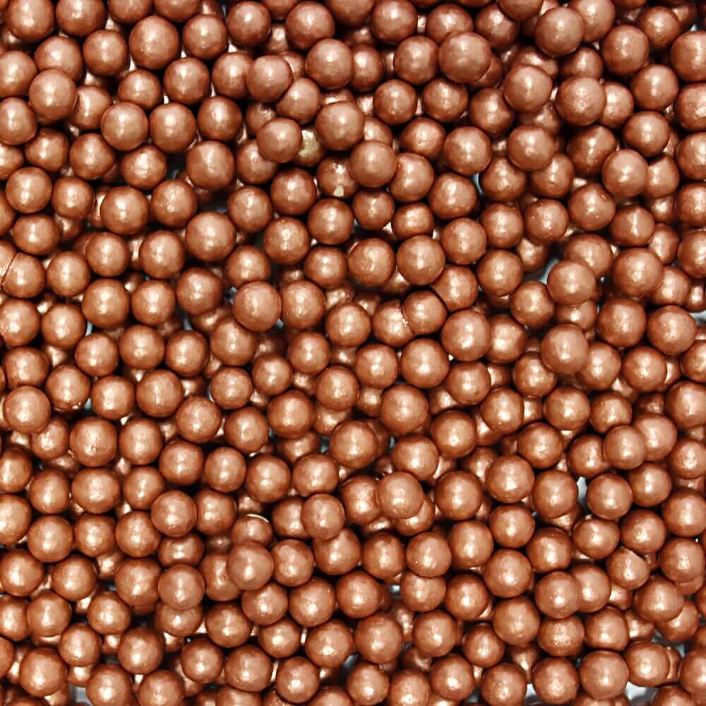 Confect Copper Disco Balls Sprinkles 5 MM | Grocsy