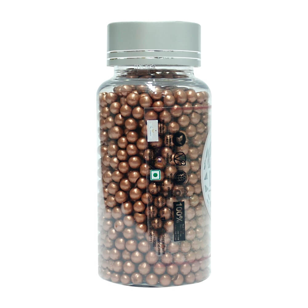 Confect Copper Disco Balls Sprinkles 5 MM | Grocsy