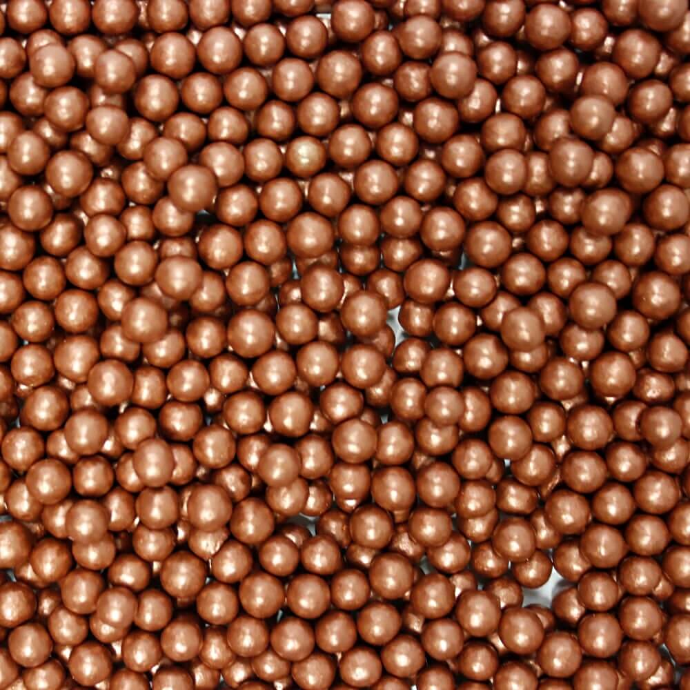 Confect Copper Disco Balls Sprinkles 6 MM | Grocsy