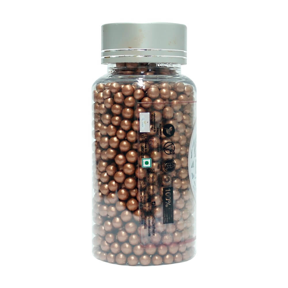 Confect Copper Disco Balls Sprinkles 6 MM | Grocsy