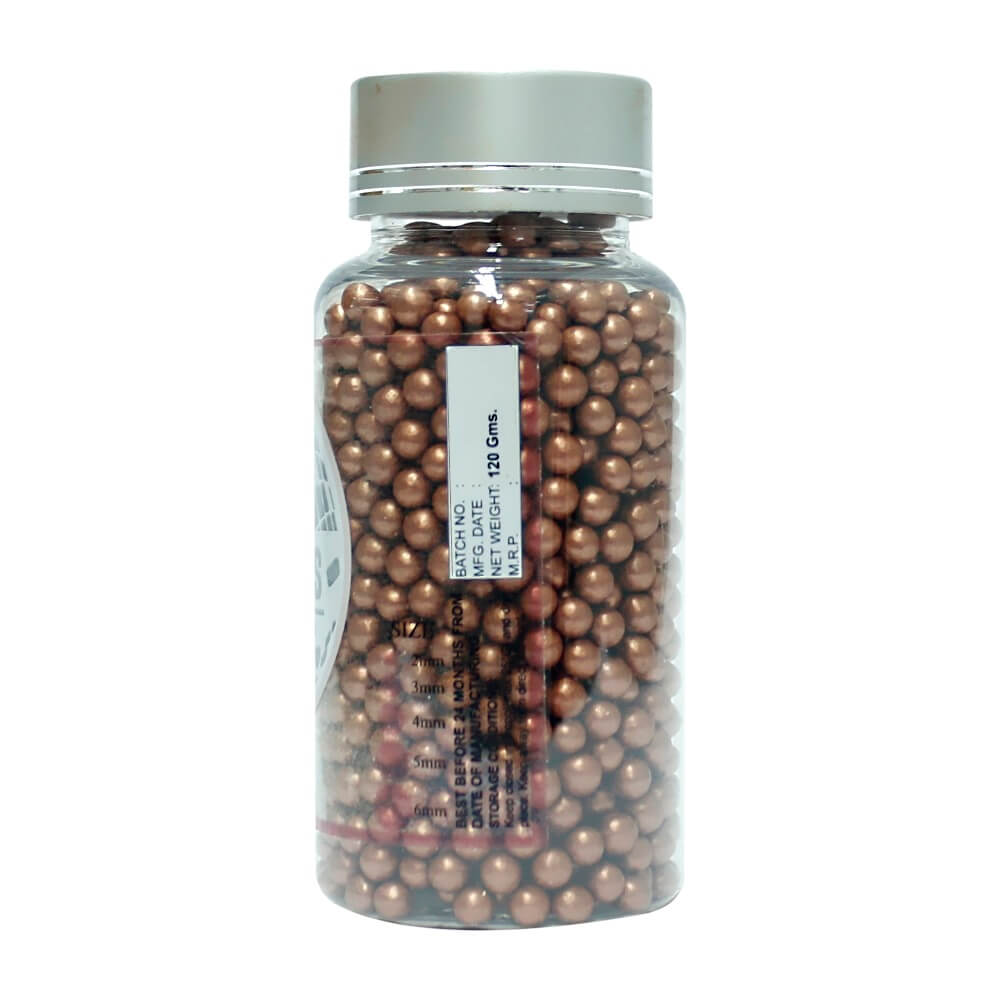 Confect Copper Disco Balls Sprinkles 6 MM | Grocsy