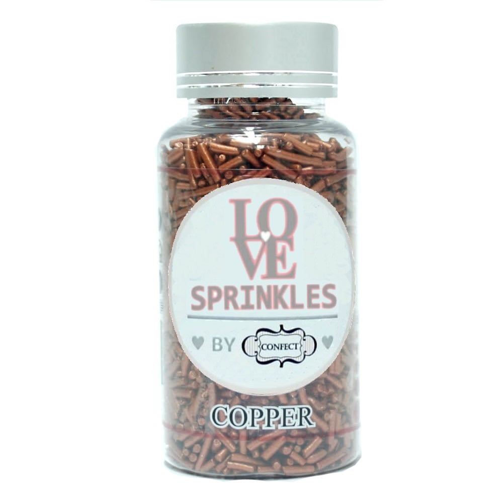 Confect Copper Vermicelli Sprinkles | Grocsy