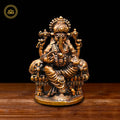 Copper Ganapathi Idol: Radiant Beauty for Devotees | Grocsy