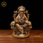 Copper Ganapathi Idol: Radiant Beauty for Devotees | Grocsy