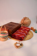 khanduapata Red & Green Design Cotton Saree For Women | Grocsy