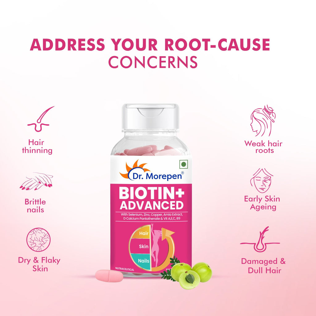 Dr Morpen Biotin+ Advanced Tablets | Grocsy