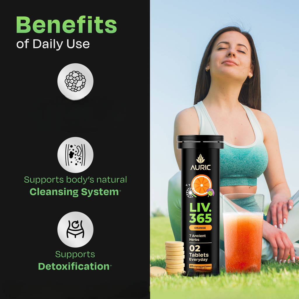 Auric Herbal Liver Support Supplement | Grocsy