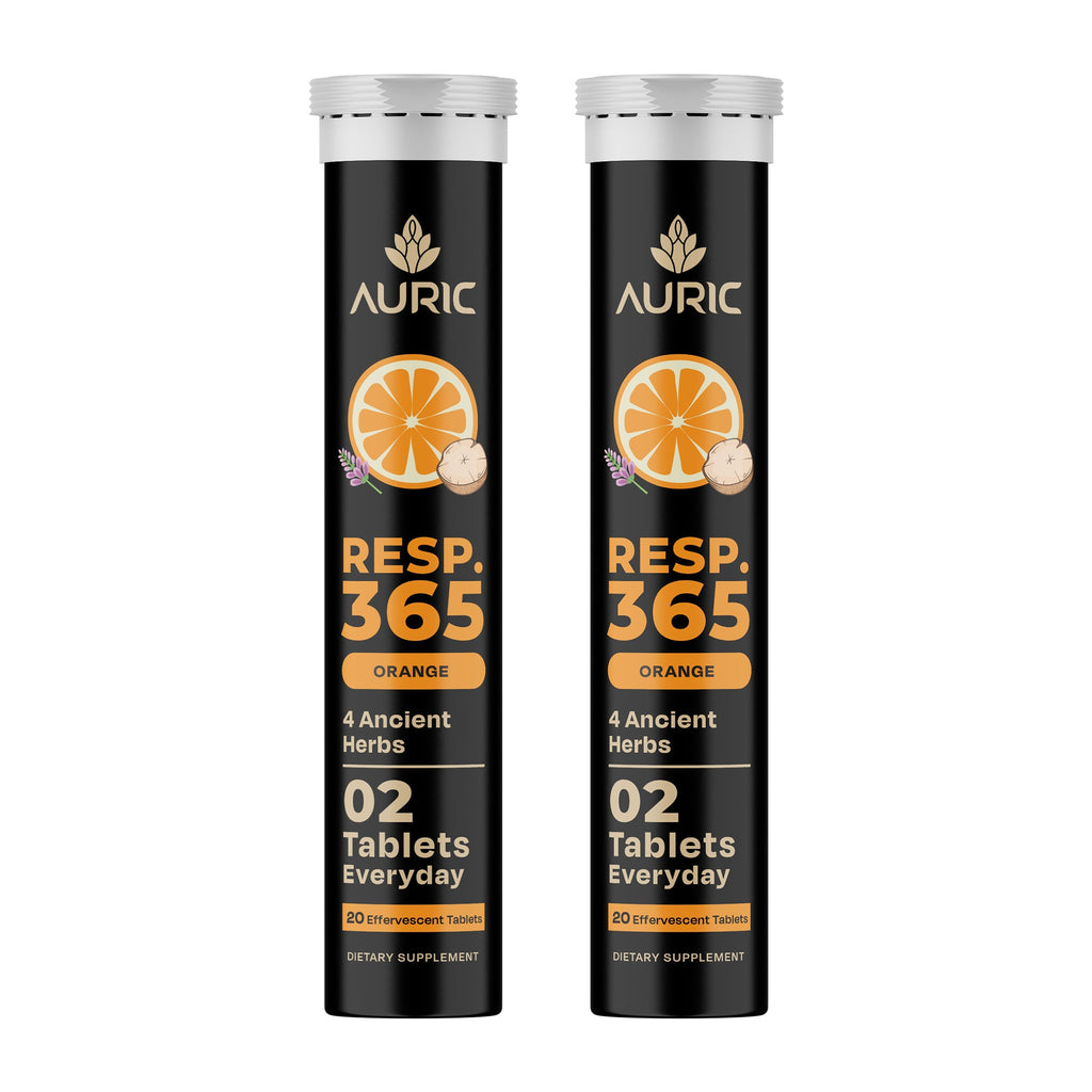 Auric Resp365 Tablets - Orange Flavour | Grocsy