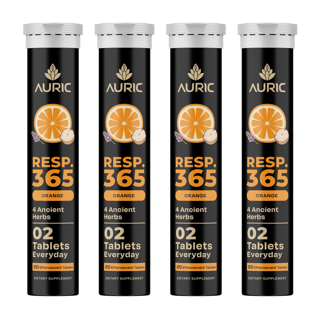 Auric Resp365 Tablets - Orange Flavour | Grocsy