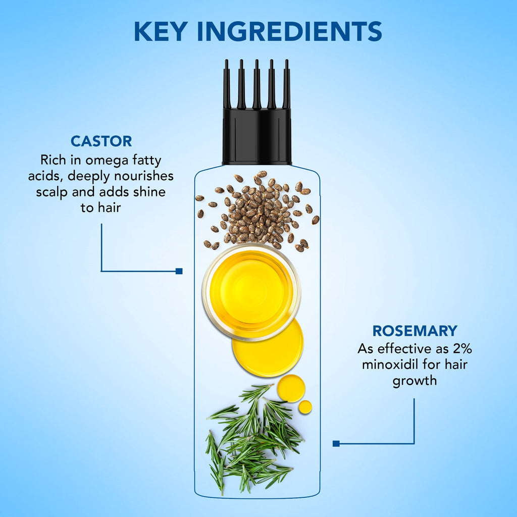 Botanic Hearth 100% Pure Rosemary Castor Oil for Hair Growth | Grocsy