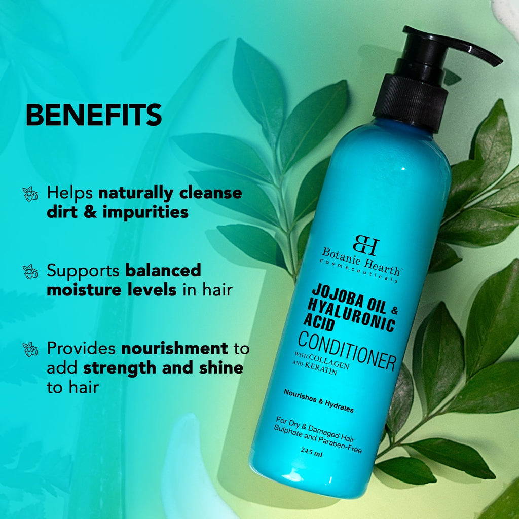 Botanic Hearth Jojoba Oil & Hyaluronic Acid Conditioner | Grocsy