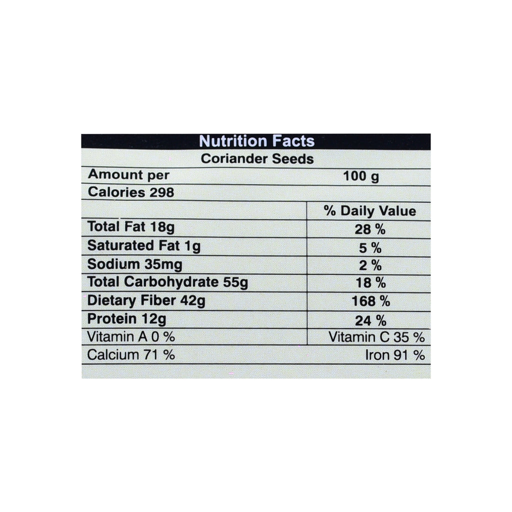 Organic Wellness Coriander Whole
