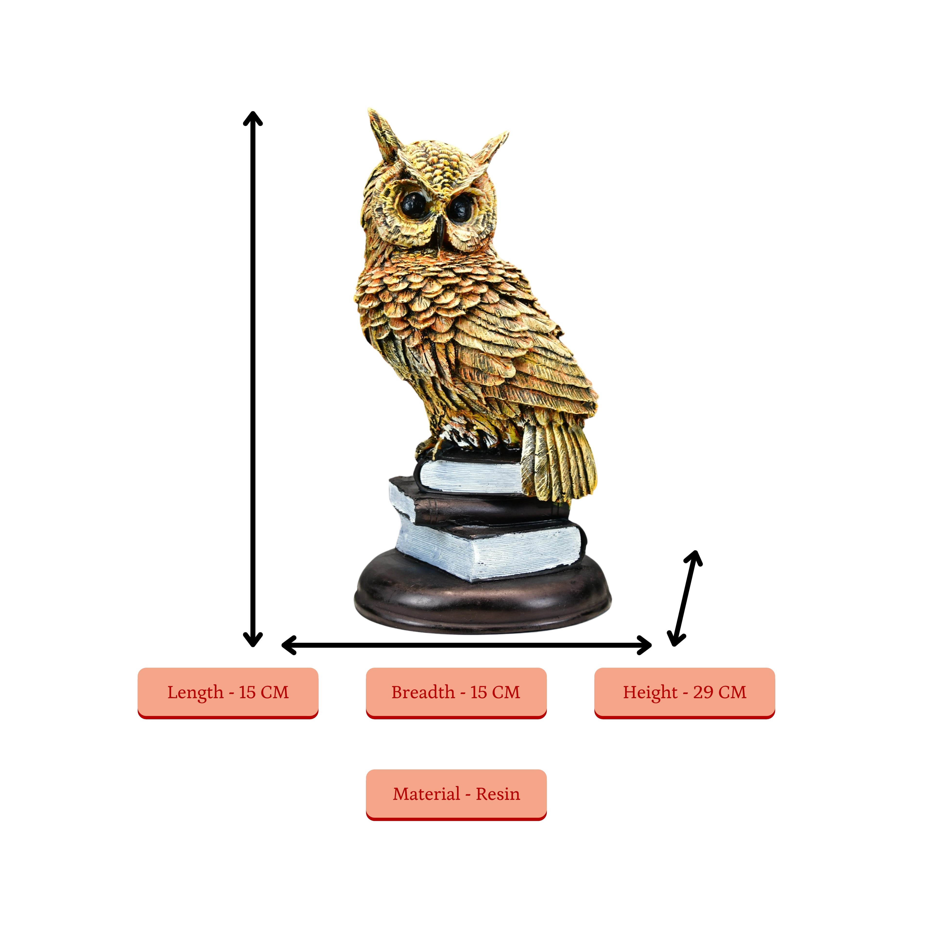Sowpeace Guardian Majesty Owl Sculpture | Grocsy