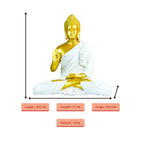 Sowpeace Resin Gold Buddha Decor | Grocsy