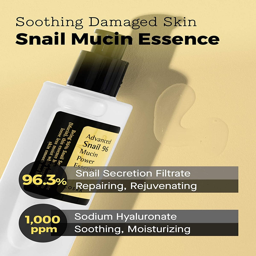Cosrx Advanced Snail 96 Mucin Power Essence - Korean Skincare | Grocsy