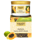 Vaadi Herbals Papaya Face and Body Cream | Grocsy