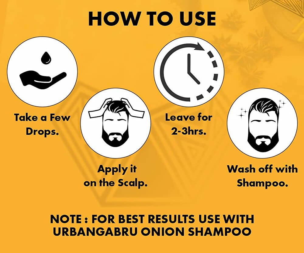 Urbangabru Ayurvedic Onion Hair Oil | Grocsy
