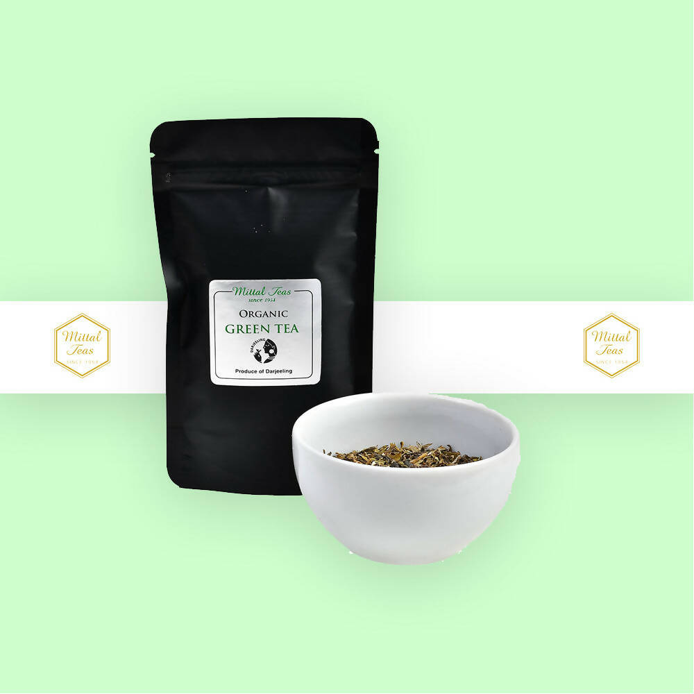 Mittal Teas Darjeeling Organic Green Tea | Grocsy